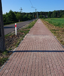 Kozienice, ukończenie ciągu pieszo-rowerowego